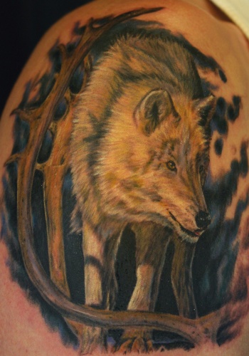 Tattoos - Wolf - 20699