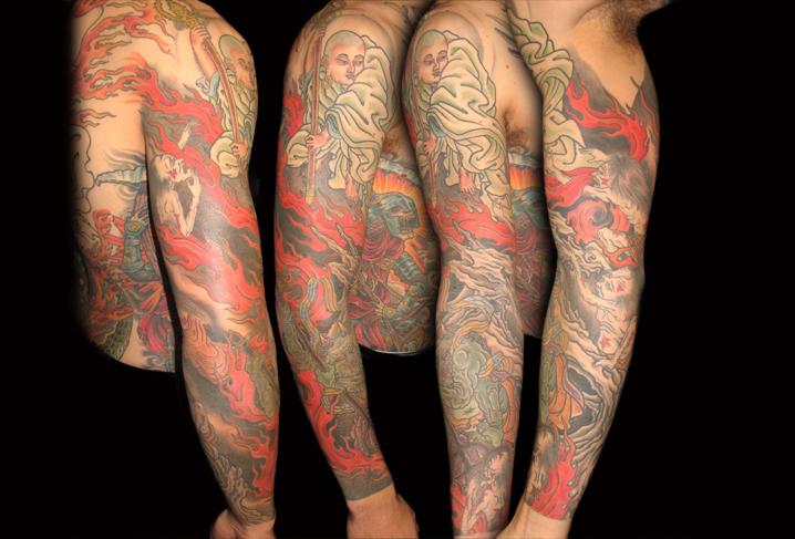 Buddha Tattoo Sleeve by Jason Kundell: TattooNOW Buddha Tattoo Sleeve by Jason Kundell: TattooNOW