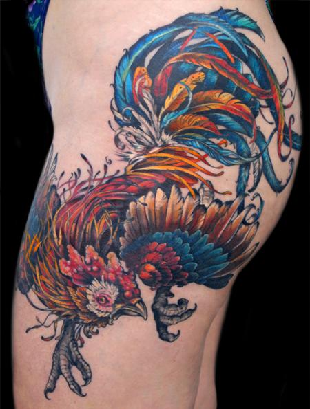 6351 Chicken Tattoo Images Stock Photos  Vectors  Shutterstock