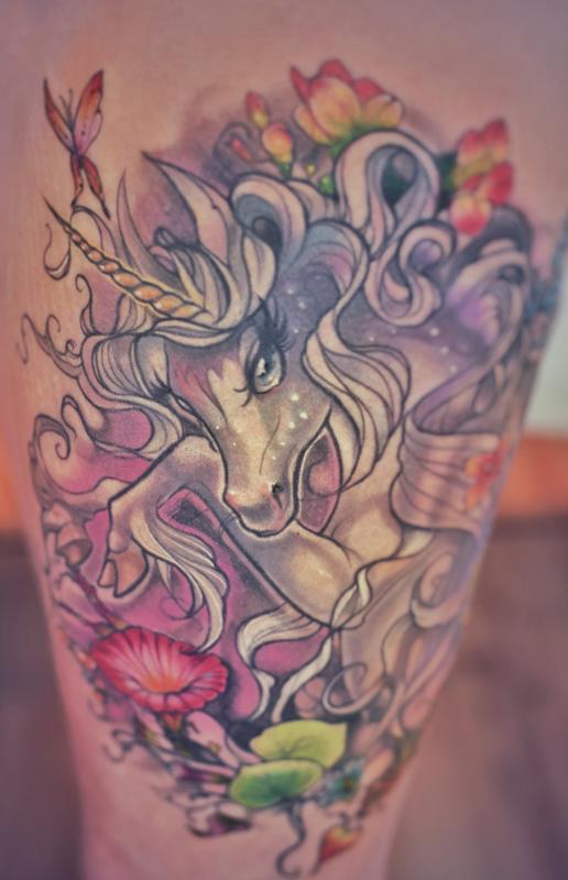 Update more than 76 unicorn with wings tattoo best - thtantai2