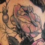 Tattoos - vintage botanical rose flower tattoo - 131966
