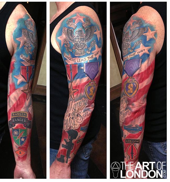 Army Ranger Memorial Tattoo by London Reese: TattooNOW