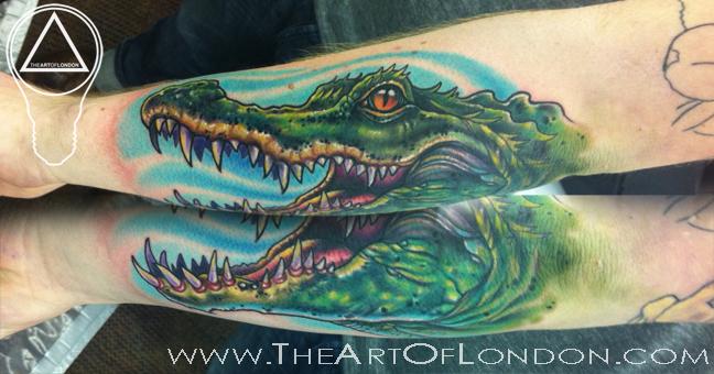 Alligator Tattoo By London Reese Tattoonow