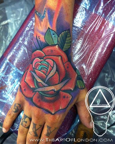 Neo Traditional Rose Tattoo by London Reese: TattooNOW