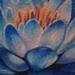 Tattoos - Blue Lotus Flower Tattoo - 93987