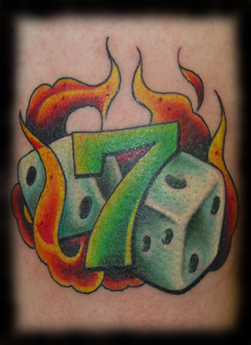 Lucky 7 by Elmo TattooNOW