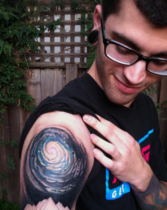 Spiral Galaxy By Dillon Forte Tattoonow