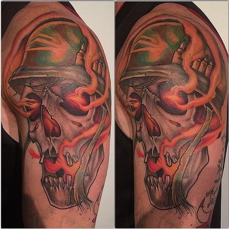 Tattoos - Soldier's Skull - 104210