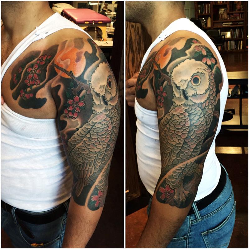 Full moon by George Bardadim: TattooNOW Full moon by George Bardadim: TattooNOW