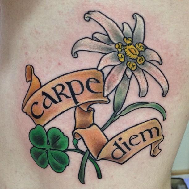 Carpe Diem by George Bardadim: TattooNOW Carpe Diem by George Bardadim: TattooNOW
