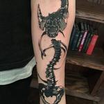 Tattoos - graphic fantasy skeleton - 117361