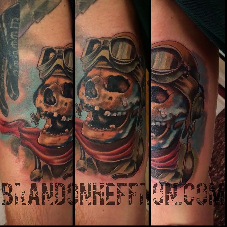 Dead pilot by Brandon Heffron: TattooNOW Dead pilot by Brandon Heffron: TattooNOW
