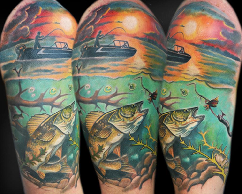 UPDATED 45 Alluring Fishing Tattoos