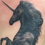 Tattoos - black unicorn - 104170