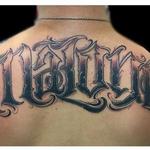 Tattoos - lettering Malone - 104166