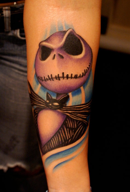 Tattoo uploaded by glitterslugtattoo  Super fun jack skellington piece  from a while back  Tattoodo