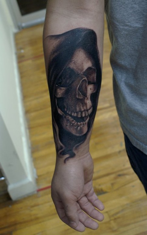 35 Horrifying Grim Reaper Tattoo Designs