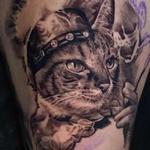 Tattoos - Smoking Cat Tattoo - 146012