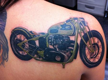 Tattoos - motor bike - 70584