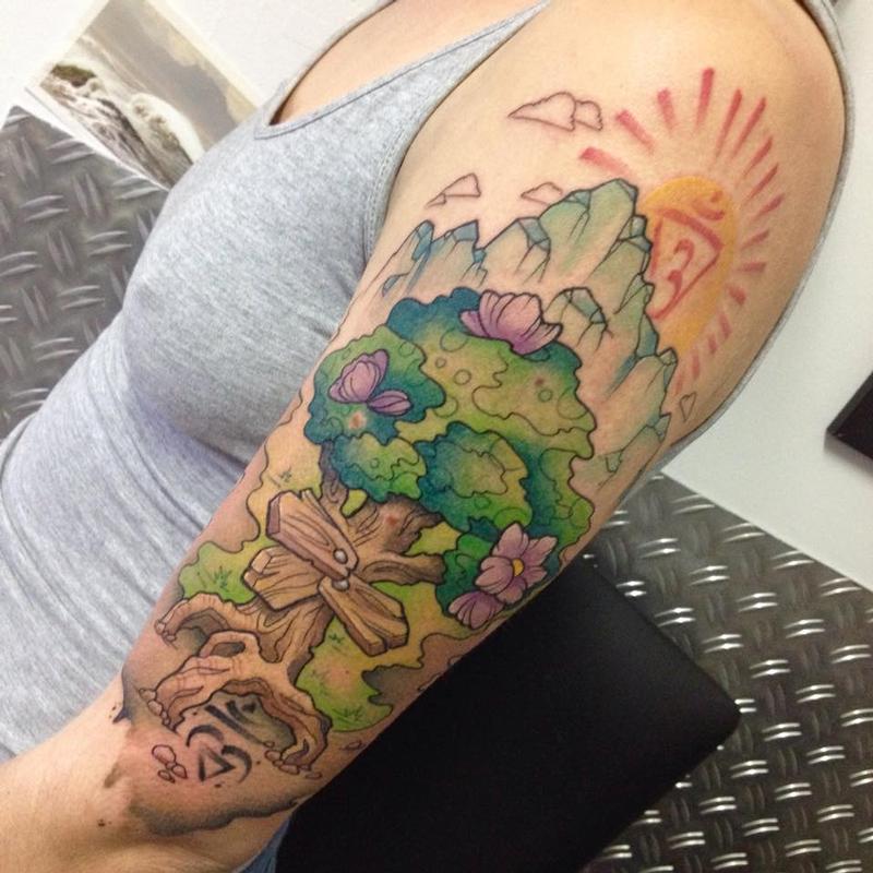 A vibrant Chrono Trigger  Buddha Box Piercing  Tattoo  Facebook