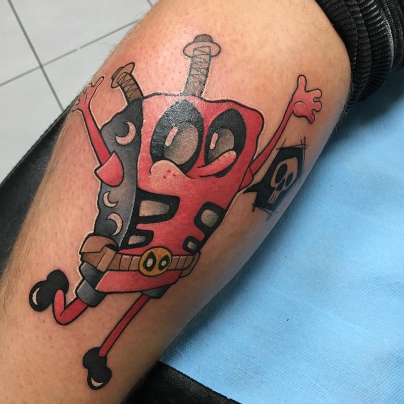 Deadpool bob by Emy Blacksheep: TattooNOW Deadpool bob by Emy Blacksheep: TattooNOW