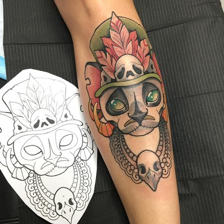 Tattoos - Voodoo cat - 134684