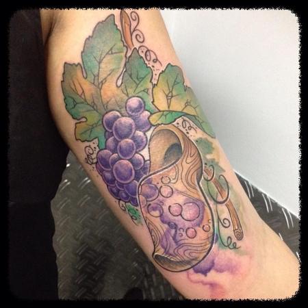 Tattoos - French wine tribute - 101866