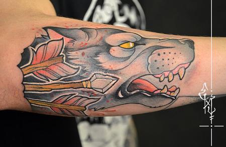Tattoos - Wolf - 126355