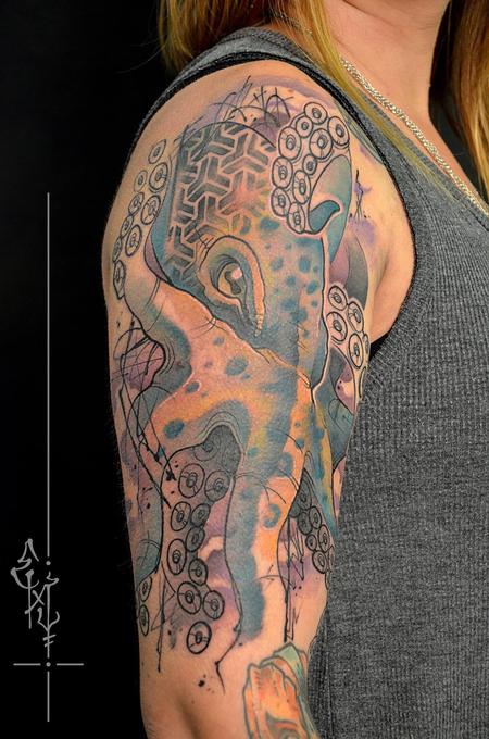 Tattoos - Octopus - 123602