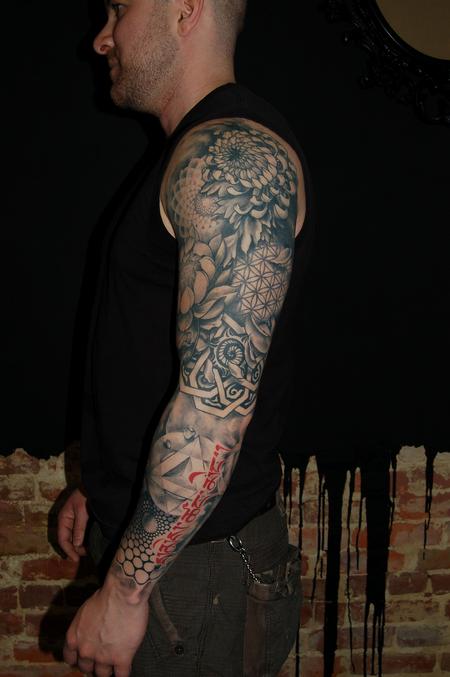 Tattoos - Sacred geometry sleeve - 63373