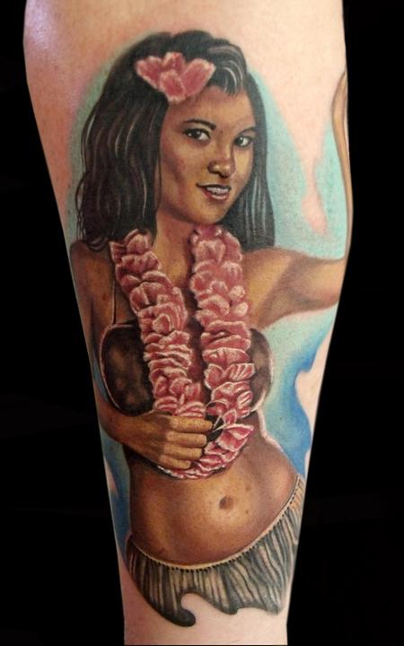 Tattoos - Hula Girl - 68022