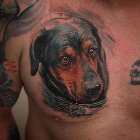 Tattoos - Dog Tattoo - 112156