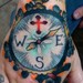 Tattoos - Compass Hand Tattoo - 38928