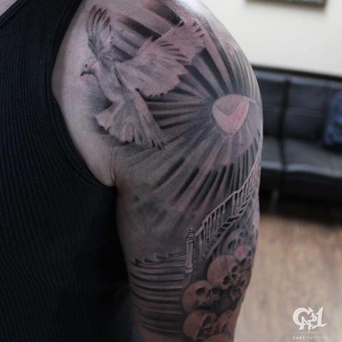 7 Awesome Stairway To Heaven Tattoo Design Ideas  Tattoo Observer