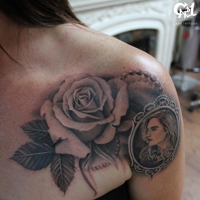 realistic tattoo roses
