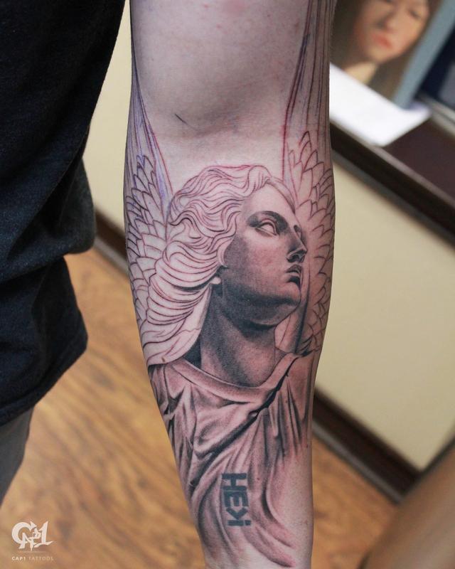 Stone Angel Tattoo by Capone: TattooNOW