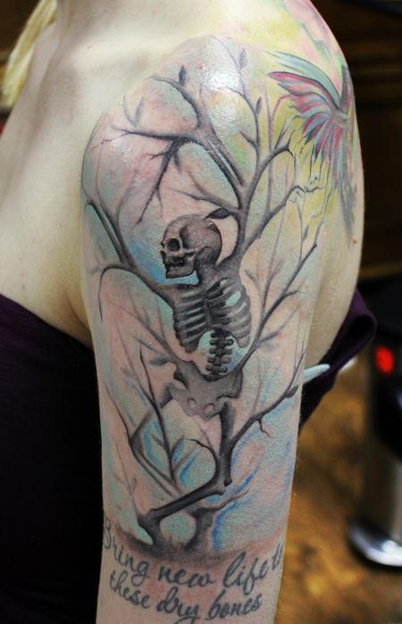 Capone - Skull Tree Tattoo