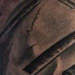 Tattoos - Army Skull Tattoo (Skull Helicopter) - 129134