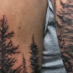 Tattoos - Pine Tree Forest Half-Sleeve Tattoo - 125286