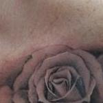 Tattoos - Rose and Mini Portrait Tattoo - 126752
