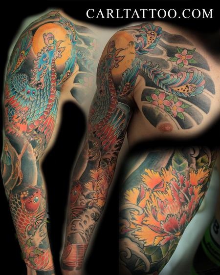Tattoos - Phoenix sleeve by Carl sebastian - 80207