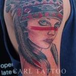 Tattoos - Native americangirltattoo - 101779