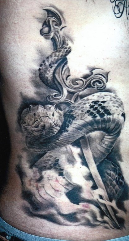 Snake Tattoo by Carlos Torres: TattooNOW Snake Tattoo by Carlos Torres: TattooNOW