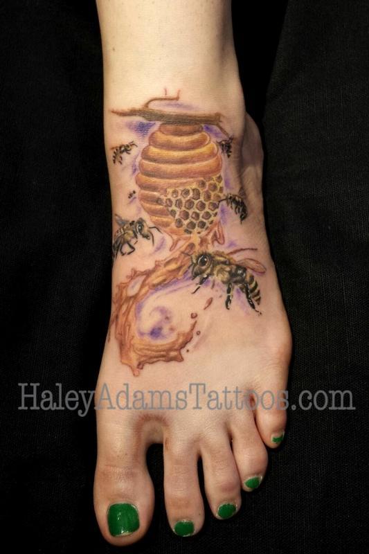Honeycomb Tattoo  neartattoos