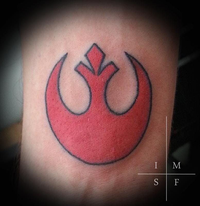 Star Wars Rebel Alliance Symbol by Ian Manley: TattooNOW Star Wars Rebel Alliance Symbol by Ian Manley: TattooNOW
