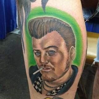 A Trailer park boys Ricky and weed leaf tattoo  rtrashy