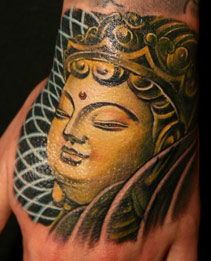 Tattoos - Godess Hand Tattoo - 31630