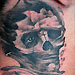 Tattoos - Skull Neck - 31865