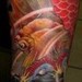 Tattoos - Dragon Goldfish Lotus - 42624