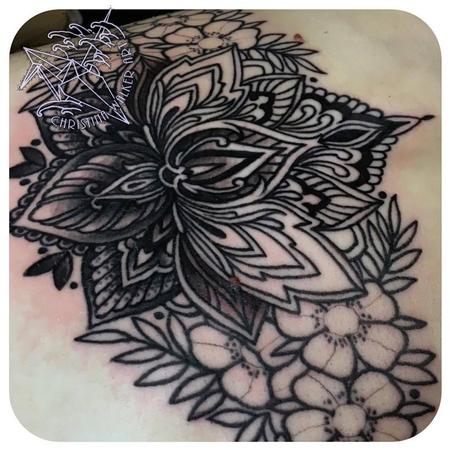 Tattoos - Photo of underboob/upper stomach piece before completed - 137304